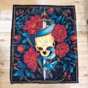 Kingdom of the Wicked Favorite Sin Blanket Kerri Maniscalco LitJoy 50x60
